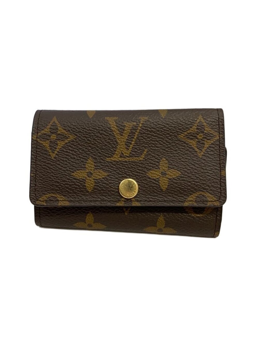 LOUIS VUITTON Multicles Monogram Leather Brown Accessories